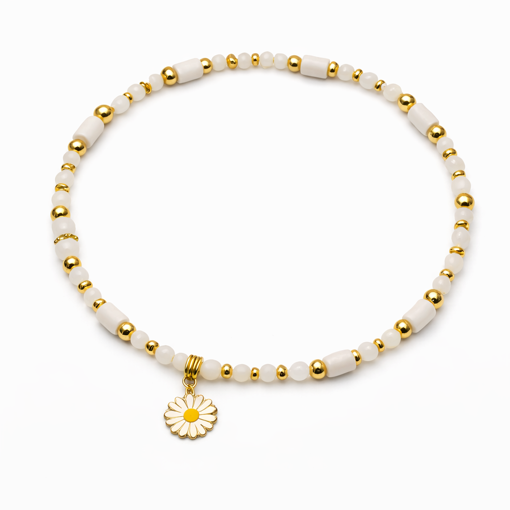 EM ceramic necklace made of jade beads