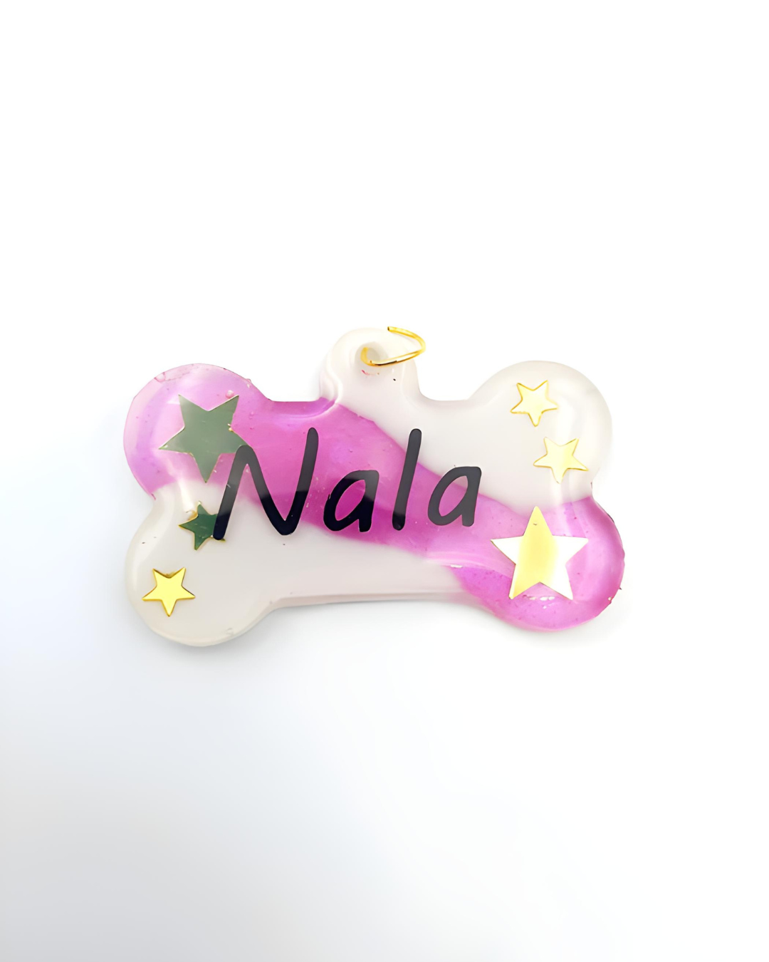 Personalisierbare Hundemarken in Knochenform