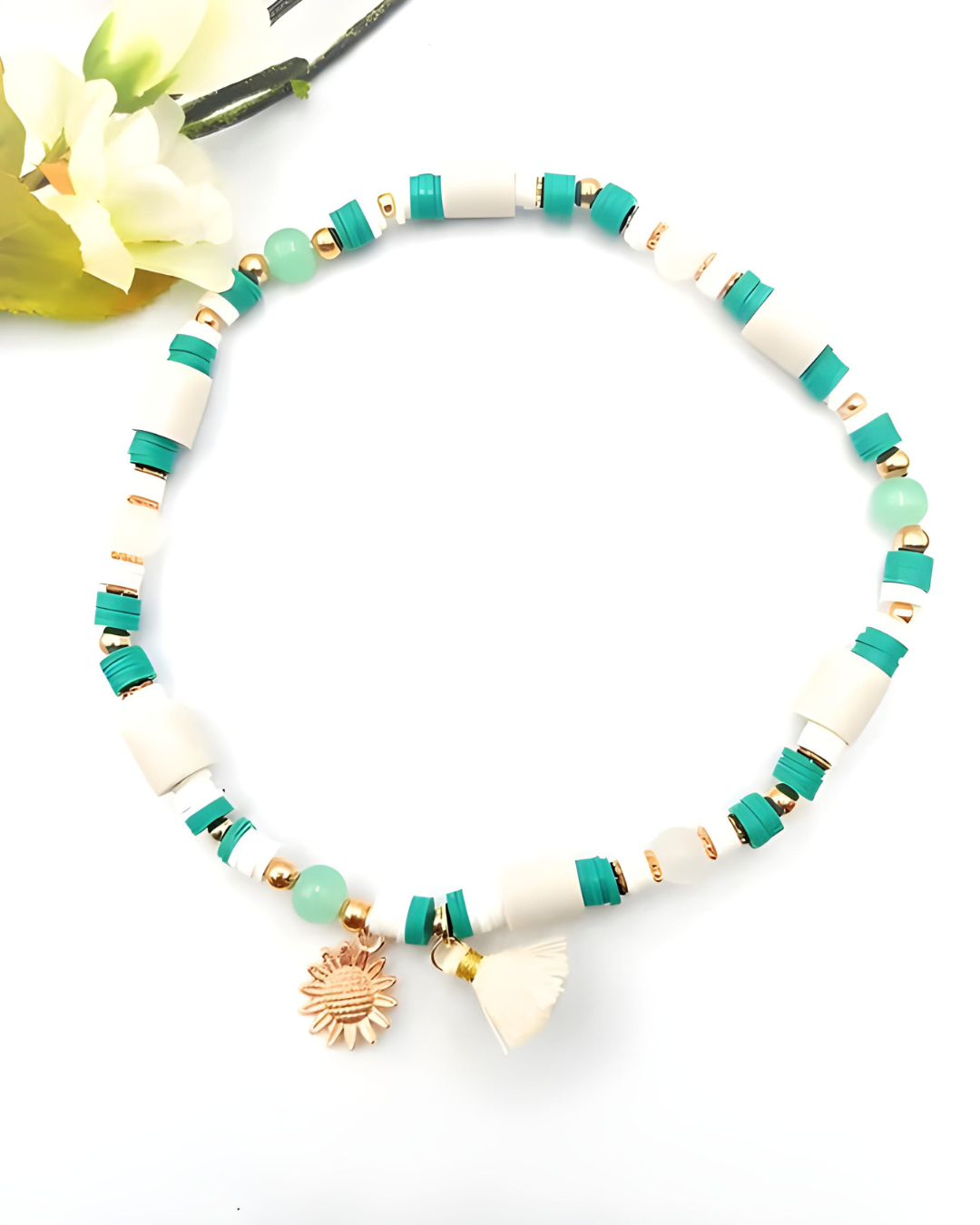 EM ceramic necklace made of jade