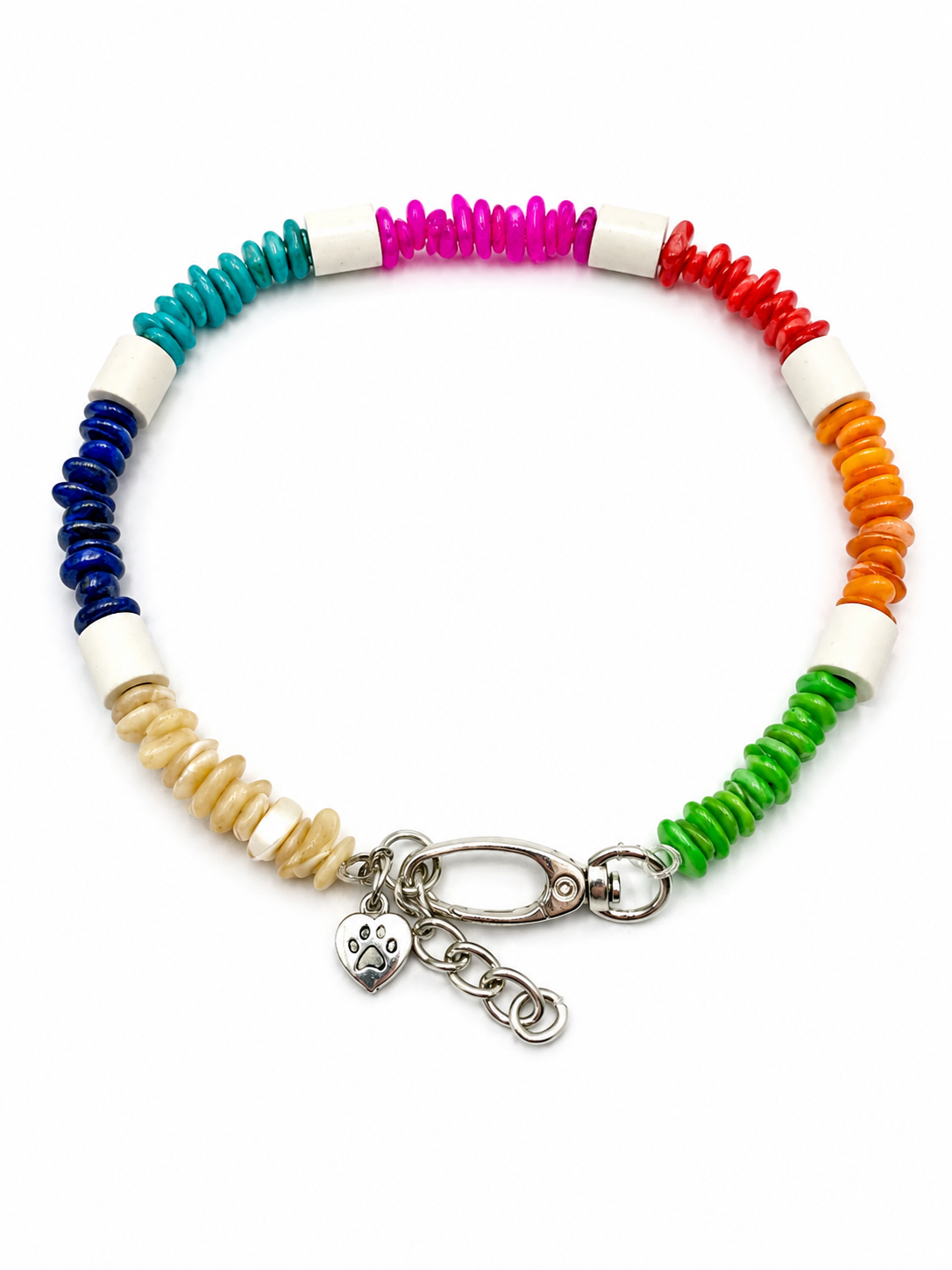 Halsband EM Keramik mit Perlmutt