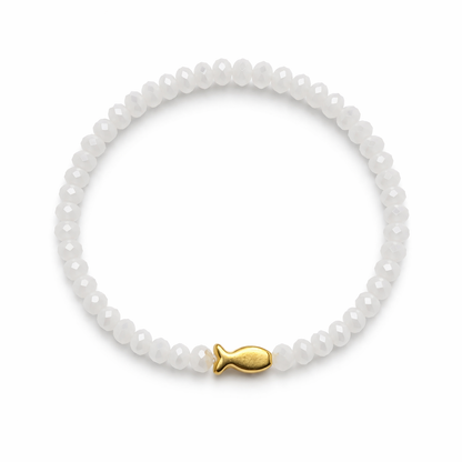 Glaubensweg Armband Fischsymbol Gold